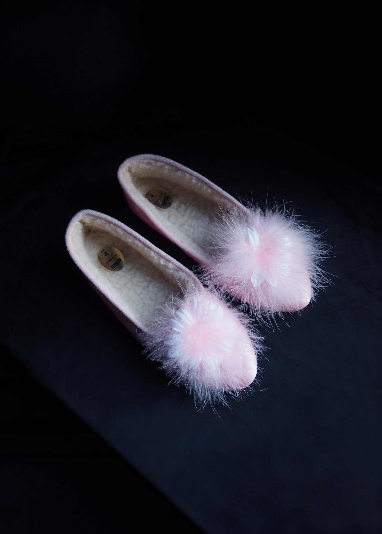 SATIN SLIPPERS