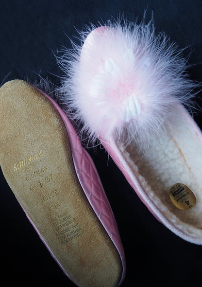 SATIN SLIPPERS