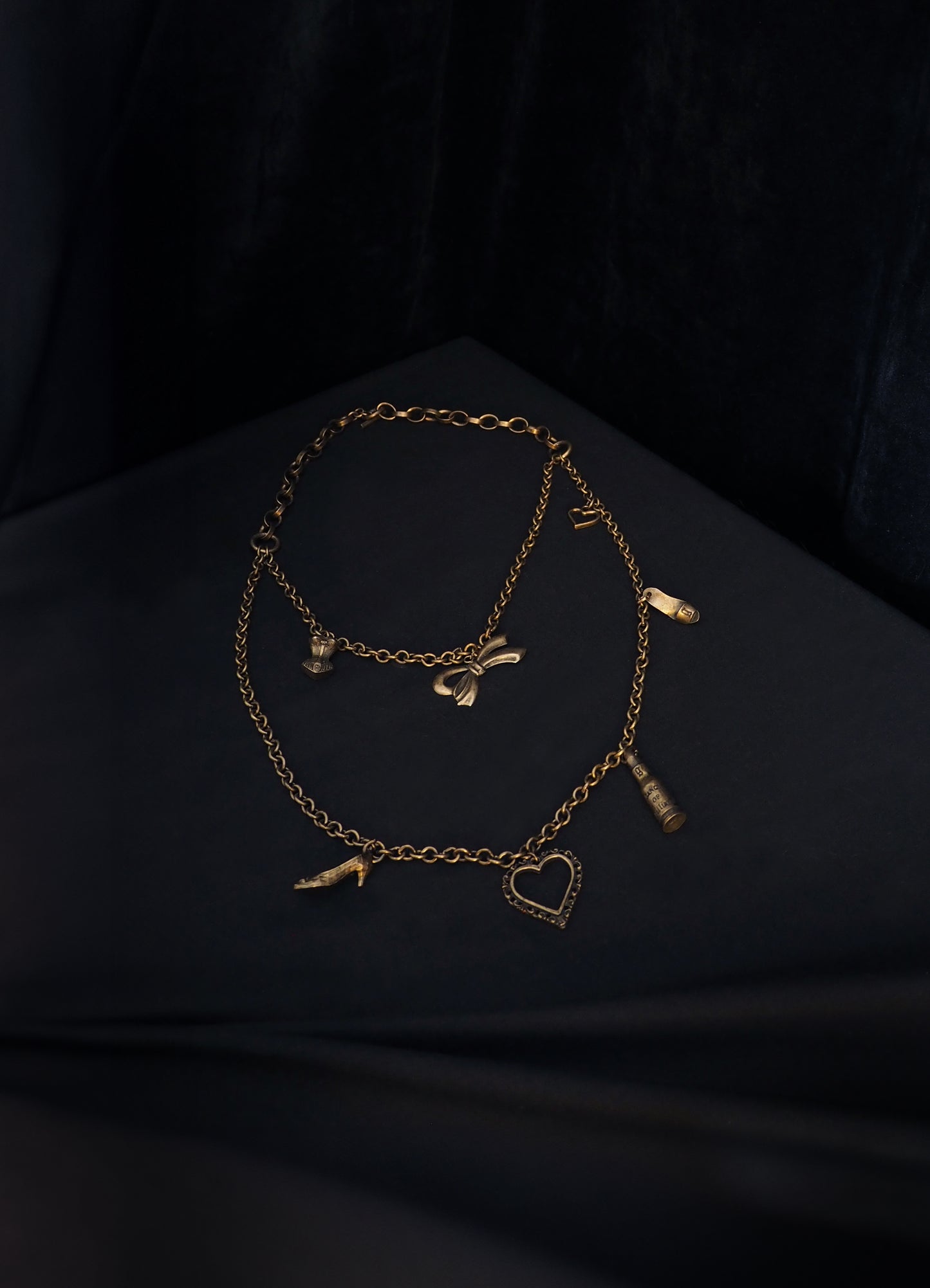GALLIANO CHARM NECKLACE